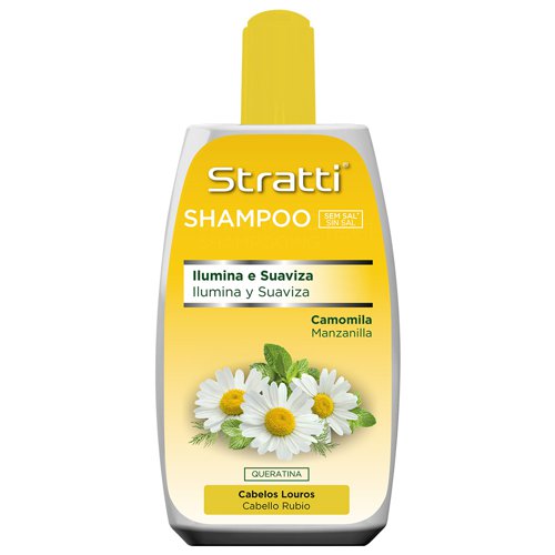 Champú Stratti Camomila & Keratina sin sal 400ml Champú Stratti Camomila & Keratina sin sal 400ml
